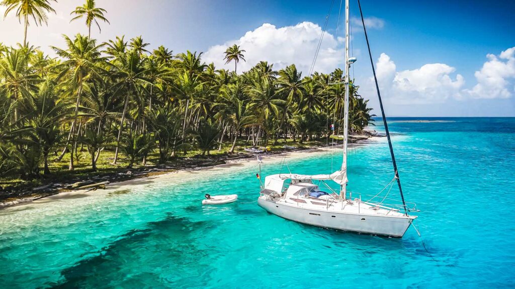 sailboat in san blas