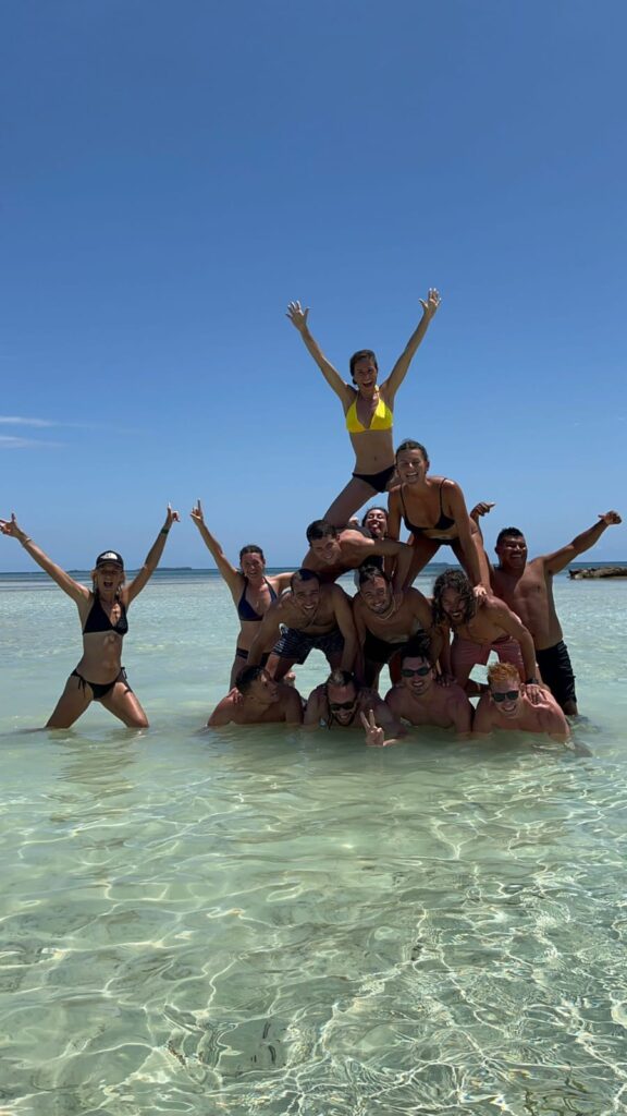 Friends on the beach