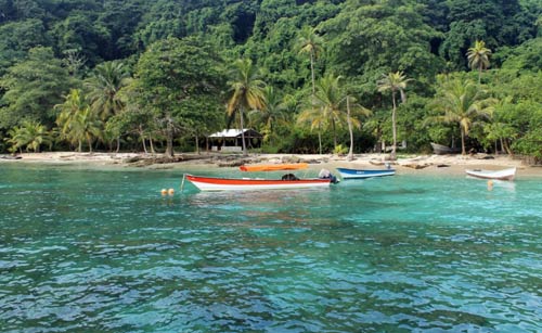 Boats in San Blas