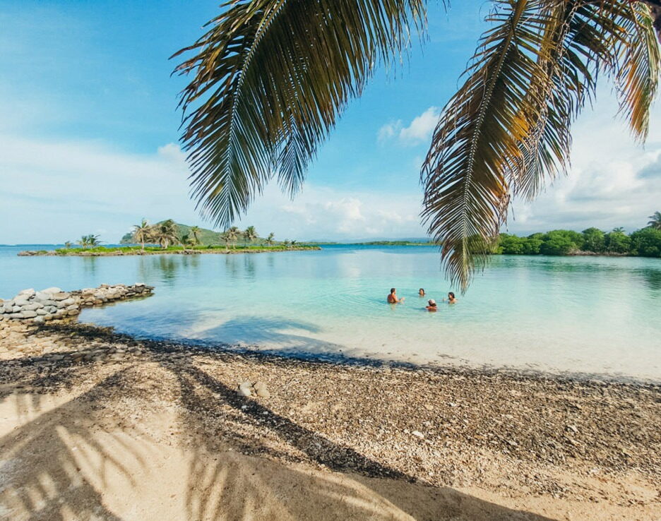 Swimming in San Blas islands
